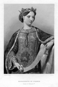 Marguerite av Frankrike, dronning av kong Edward I av England. av B. Eyles