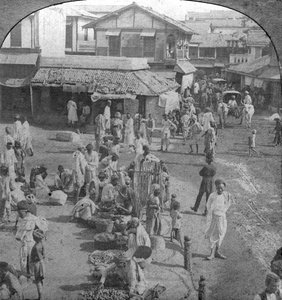 Et marked i Ahmedabad, India, 1902.