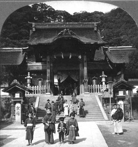 Osua-tempelet, Nagasaki, Japan, 1901.