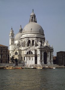 Utsikt over basilikaen av Baldassare Longhena