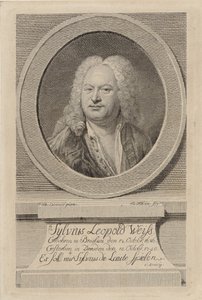 Portrett av Sylvius Leopold Weiss 1686-1750, 1750.