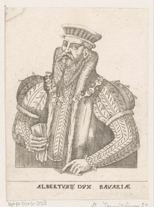 Portrett av Albrecht V, hertug av Bayern av Balthasar Jenichen