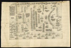 Slaget ved Lepanto 7. oktober 1571, 1571 av Balthasar Jenichen