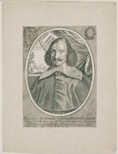 Kardinal Jules Mazarin av Balthasar Moncornet