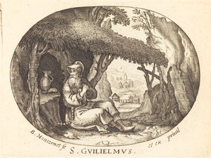 Den hellige Eremitten Vilhelm av Balthasar Moncornet