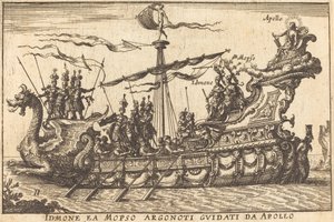 Identifiserte Mopso Argonoti med guidene til Apollo