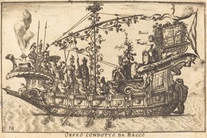 Orfeus ledet av Bacchus