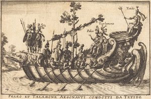 Peleus og Talamone Argonauts ledet av Tethys