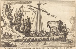 Polyphemus og Palemonius Argonauts ledet av Ceres
