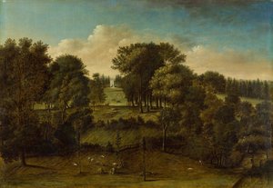 Studley Royal, Yorkshire (olje på lerret)