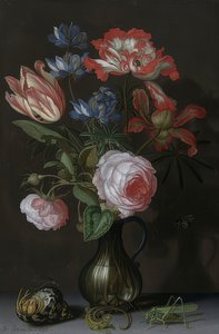 Stilleben med blomster. Rundt 1630