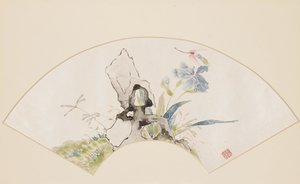 Lilje, stein og øyenstikker, 1800-tallet 1801-1900 av Baoru Liu