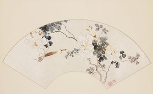 Rose og mantis, 1800-tallet 1801-1900 av Baoru Liu