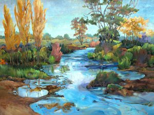 Swan Marsh, ca. 1990–2005 (olje på lerret)