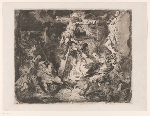 Kristus på korset av Barbara Elisabeth van Houten (signed by artist)
