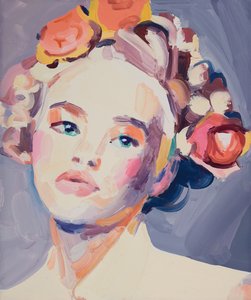 Dont' Judge, 2018 (olje på lerret) av Barbara Hoogeweegen