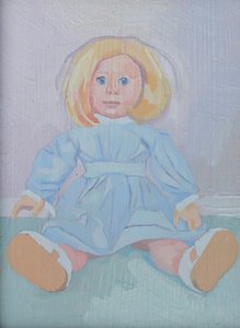 'Uunngåelig - amerikansk dukke', 2014 av Barbara Hoogeweegen