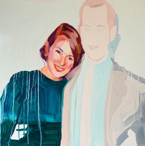 Nostalgia, 2021 (olje på polyesterlerret) av Barbara Hoogeweegen