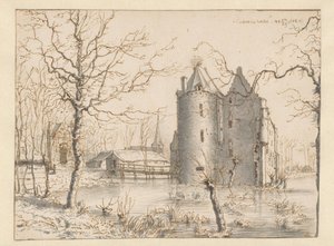 Utsikt over Frisselstein slott, Veghel