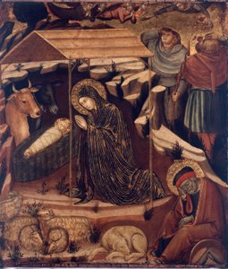 Tilbedelse av gjetere, ca. 1375-79