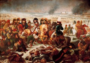 Napoleon I på slagmarken til Eylau 9.02.1807. 1808 (olje på lerret)