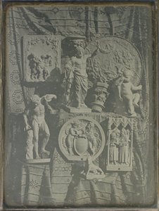 Stilleben med gipsavstøpninger av Baron Armand Pierre Séguier