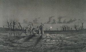 The Lavandieres or the Night Washerwomen, illustrasjon for Legendes Rustiques av George Sand (1804-76) 1858