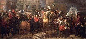 Henri IV:s inntreden i Paris, 22. mars 1594 (malt i 1817) av Baron François Pascal Simon Gérard