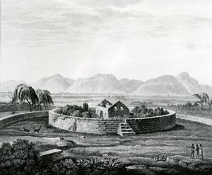 Peruansk monument på Canar av Baron Friedrich Alexander von Humboldt