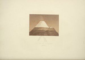 Volcano of Cotopaxi, tegnet av Gmelin, gravert av Arnold, illustrasjon fra "Views of the Cordilleras and Monuments of the Native Peoples of America" ​​av Alexander von Humboldt og Aime Bonpland, 1813 av Baron Friedrich Alexander von Humboldt