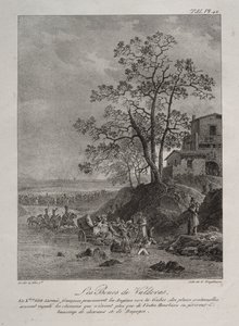 Spansk kampanje: Myrene i Valderas, provinsen Leon av Baron Louis Albert Guillain Bacler d
