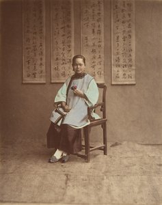 Jente fra Shanghai, 1870-tallet. av Baron Raimund von Stillfried