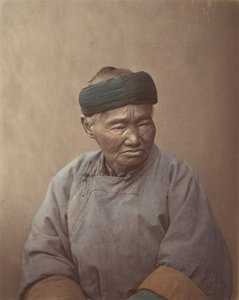 [Portrett av en gammel kinesisk kvinne], 1870-tallet.