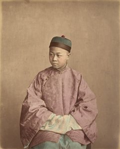 [Ung kinesisk gentleman], 1870-tallet. av Baron Raimund von Stillfried