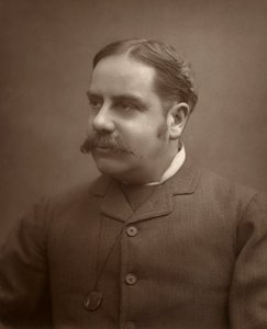 Alfred E Watson , britisk teaterkritiker, 1886 av Barraud