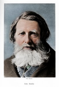 John Ruskin , engelsk kritiker, poet og kunstner, ca 1880-tallet