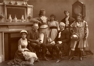 The Vaudeville Company i The Road to Ruin, ved Vaudeville Theatre, London, 1886