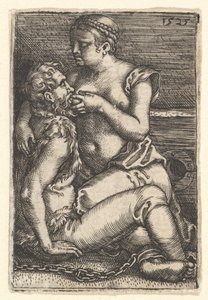 Cimon og Pero, midten av 1600-tallet. av Barthel Beham