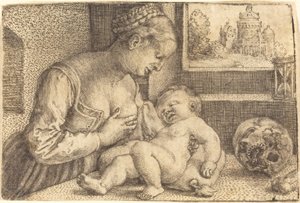 Madonna med hodeskalle