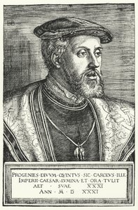 Charles V, den hellige romerske keiseren av Barthel after Beham
