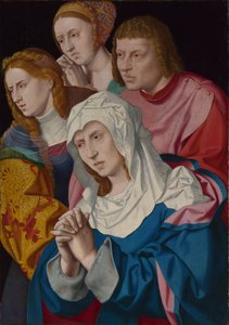Jomfruen, den hellige Johannes, den hellige Maria Magdalena og en hellig kvinne, ca. 1535