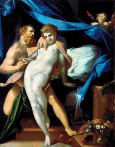 Venus og Maia av Bartholomaeus Spranger