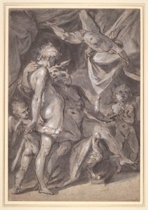 Venus og Merkur av Bartholomaeus Spranger