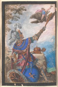 Allegori om maleri under House of Habsburg av Bartholomäus Strobel d.Y.