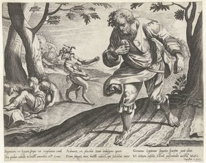 Lignelse om ugresset blant hveten av Bartholomeus Willemsz. Dolendo (attributed to)