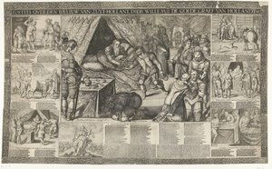 Dom av greve William III om fogden i Sør-Holland, 1336 Iustiti om baeliuw van Zuyt-Hollant, av Willem de Goede, greve van Hollandt etc. (tittel på objekt) av Bartholomeus Willemsz. Dolendo (signed by artist)