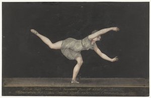 Danser Annette Köbler, Pas-de-Zephir-utøveren av Bartholomeus Ziesenis
