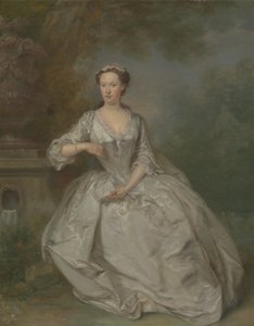 En dame med en bok, ca. 1730-40 (olje på lerret)