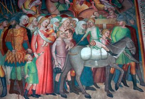 Fresco i San Gimignano, 1300-tallet