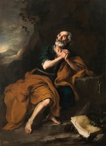 Apostelen Peter, 1665-1670. av Bartolomé Esteban Murillo